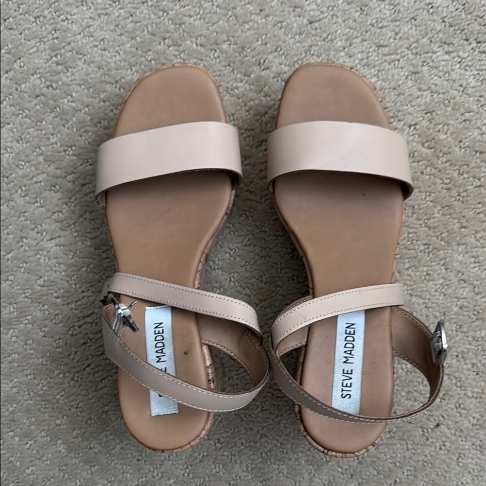 🤍NEW Steve Madden Mariela Blush Strappy Sandal - Picture 2 of 5